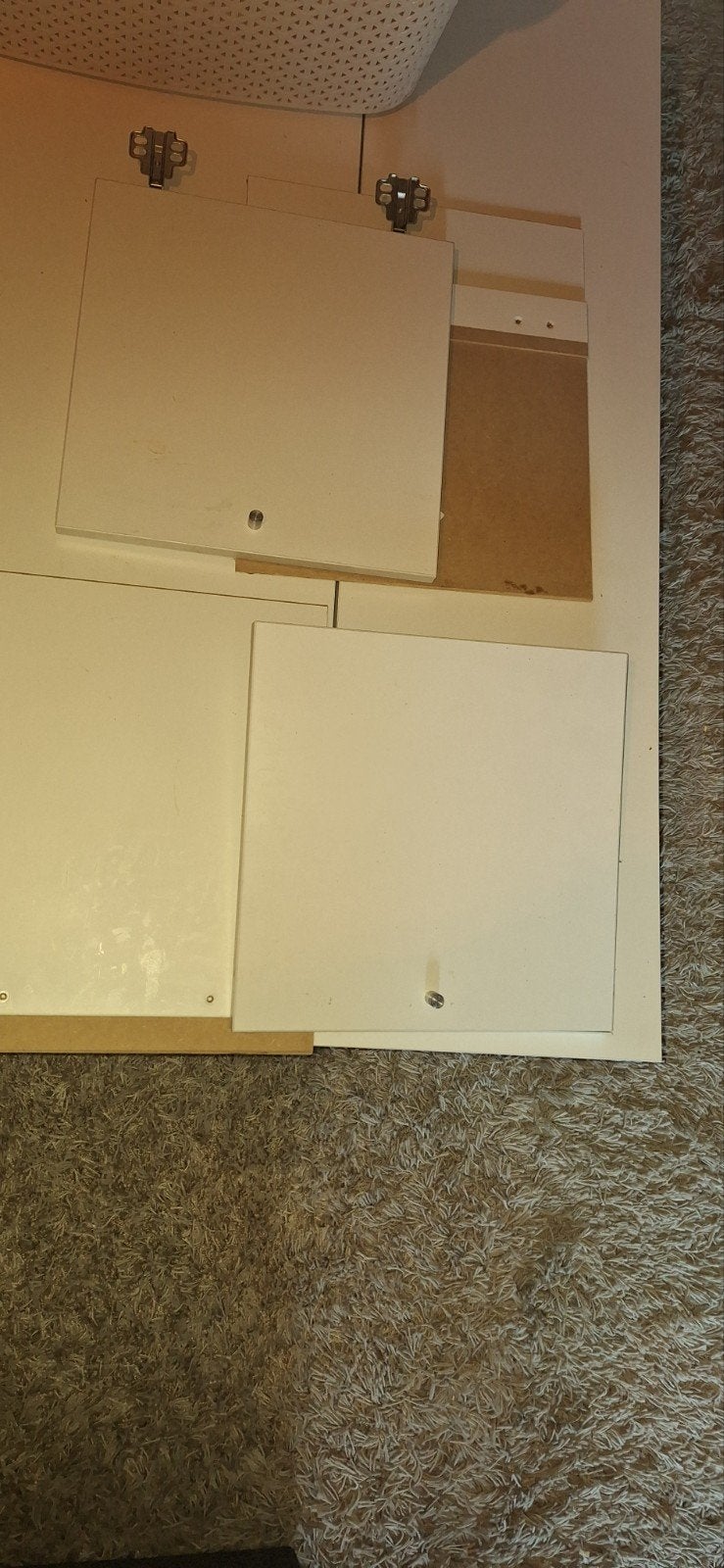 2 witte deurtjes voor kallax expedit kast ikea, Ophalen, Binnendeur, Minder dan 200 cm