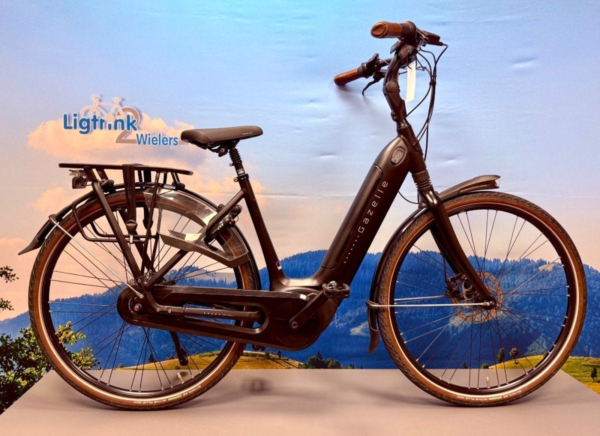 Gazelle Grenoble C8 HMB Dames Mat Zwart 49cm, Ophalen, Gebruikt, -, -