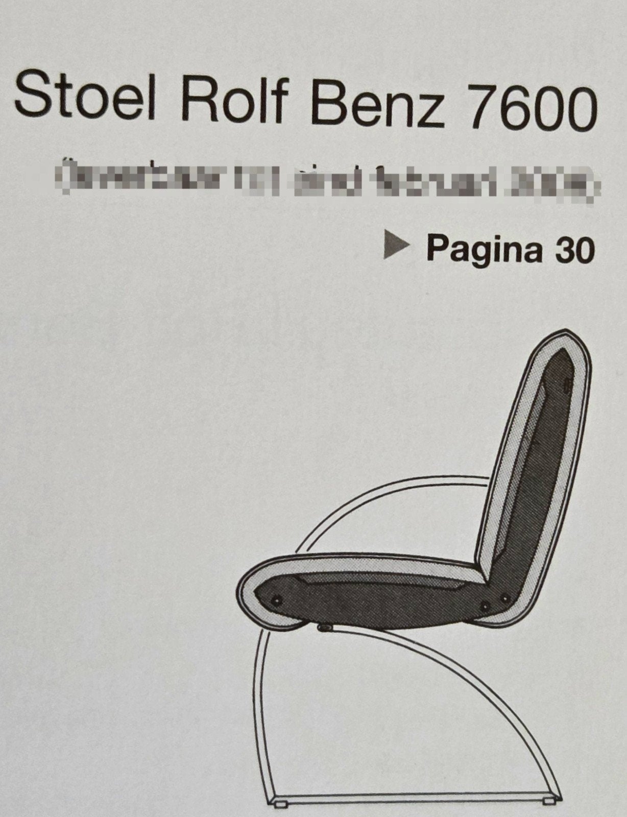 Rolf Benz stoelen model 7600, Antiek en Kunst, Ophalen of Verzenden
