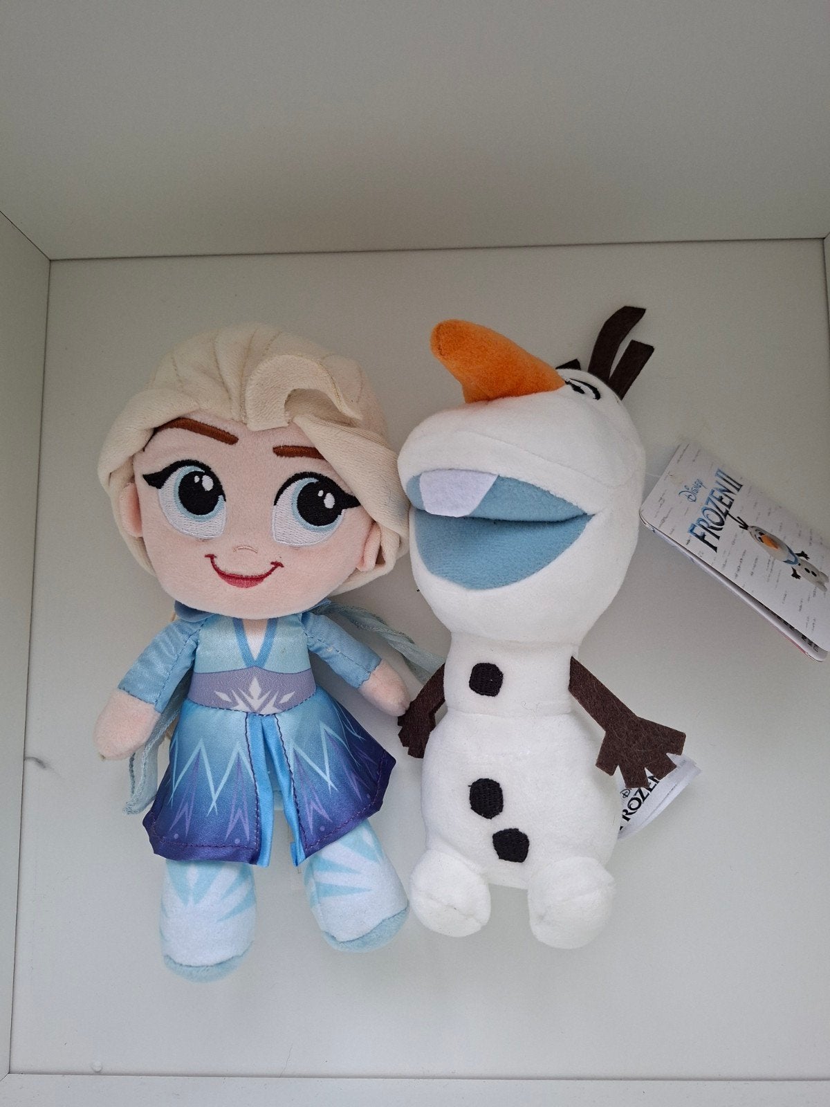 Disney Frozen 2 Knuffels: Elsa en Olaf (20 cm), Disney, Disney, Overige typen, Ophalen of Verzenden