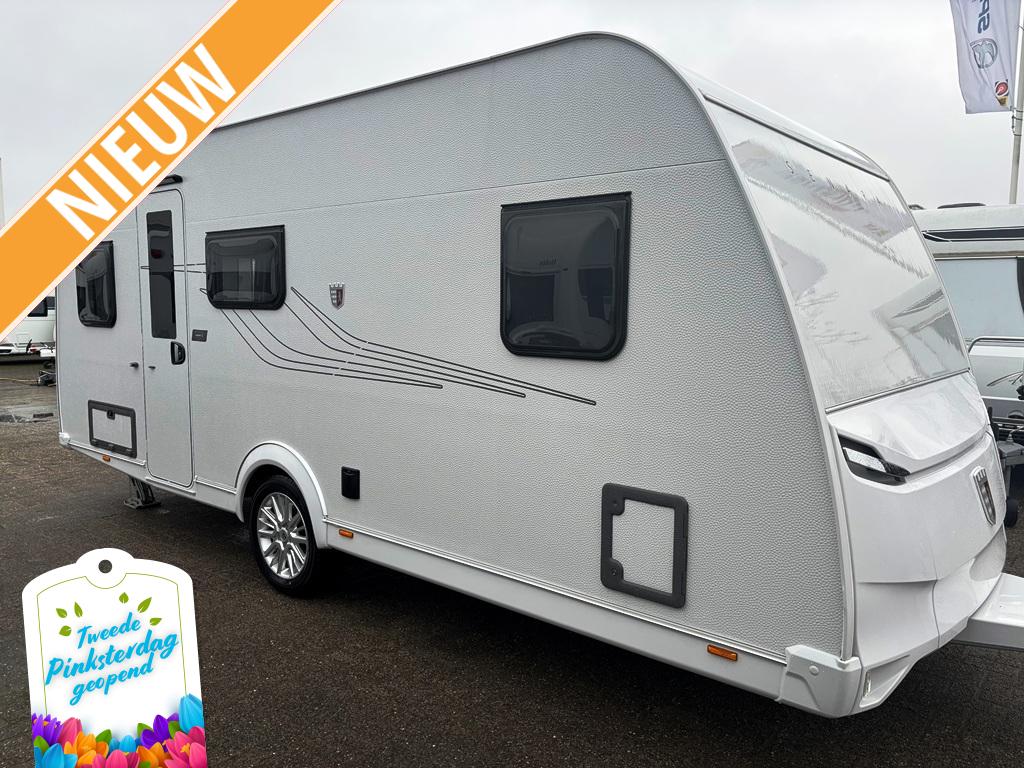 Tabbert Senara 490 TD met fransbed en rondzit, Tabbert, Overige typen, 6 tot 7 meter, Tot en met 4