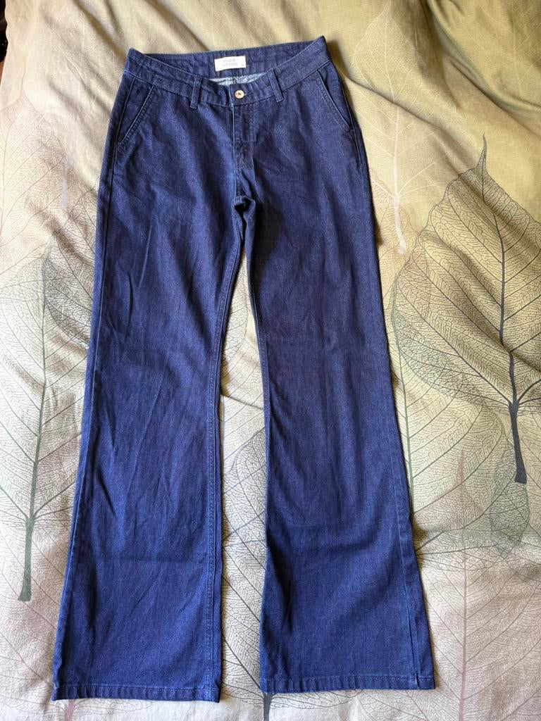 Studio Anneloes wijde jeans met glitter maat XS valt groot, Kleding | Dames, Broeken en Pantalons, Blauw, Ophalen of Verzenden