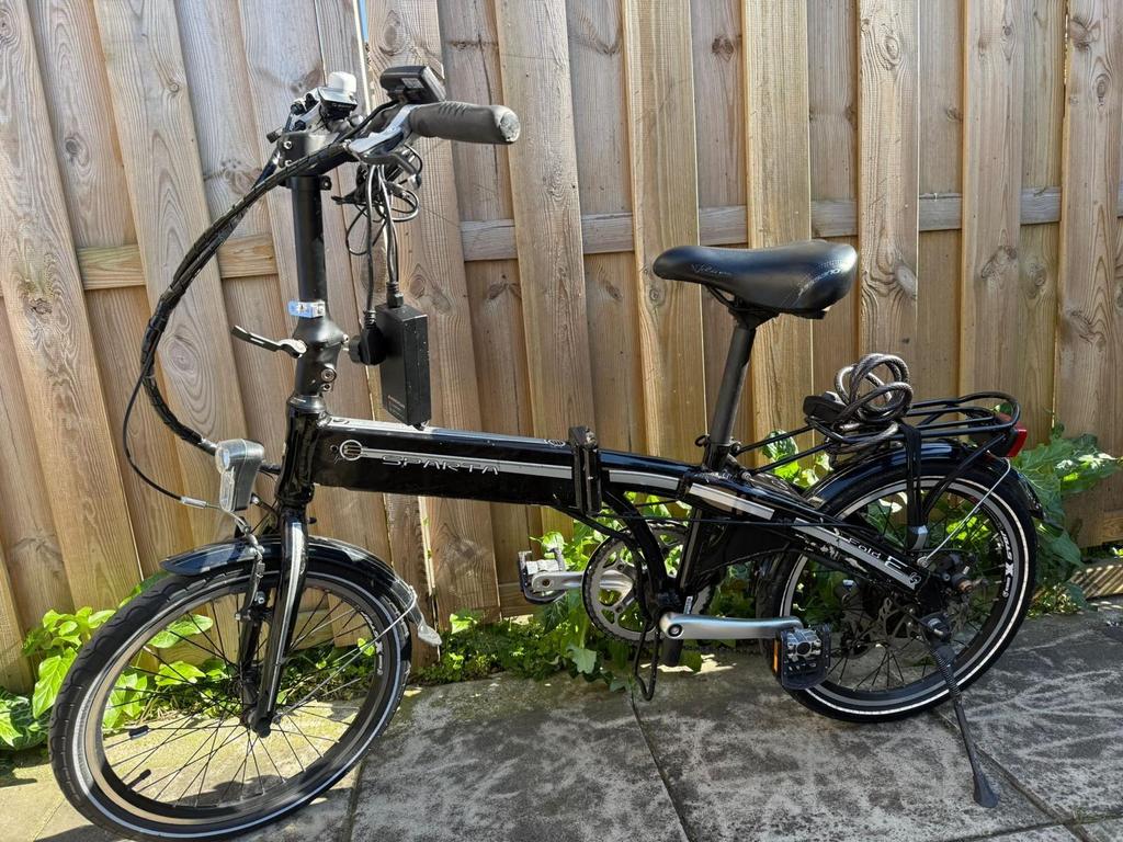 Elektrische vouwfiets, 20 inch of meer, Versnellingen, Zo goed als nieuw, Totaal opvouwbaar