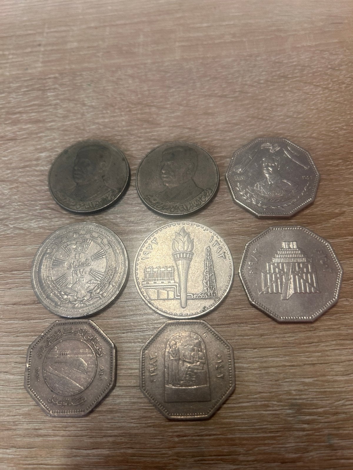 Irak munten, Postzegels en Munten, Verzenden, Midden-Oosten, Setje, Zilver