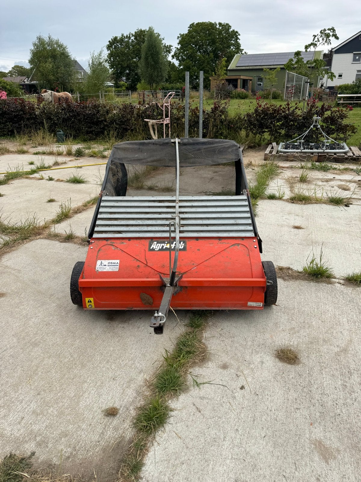 Agrifab Bladvanger / Bladveger - Efficiënt en Robuust, Ophalen, Benzine, Gebruikt, Handgedragen