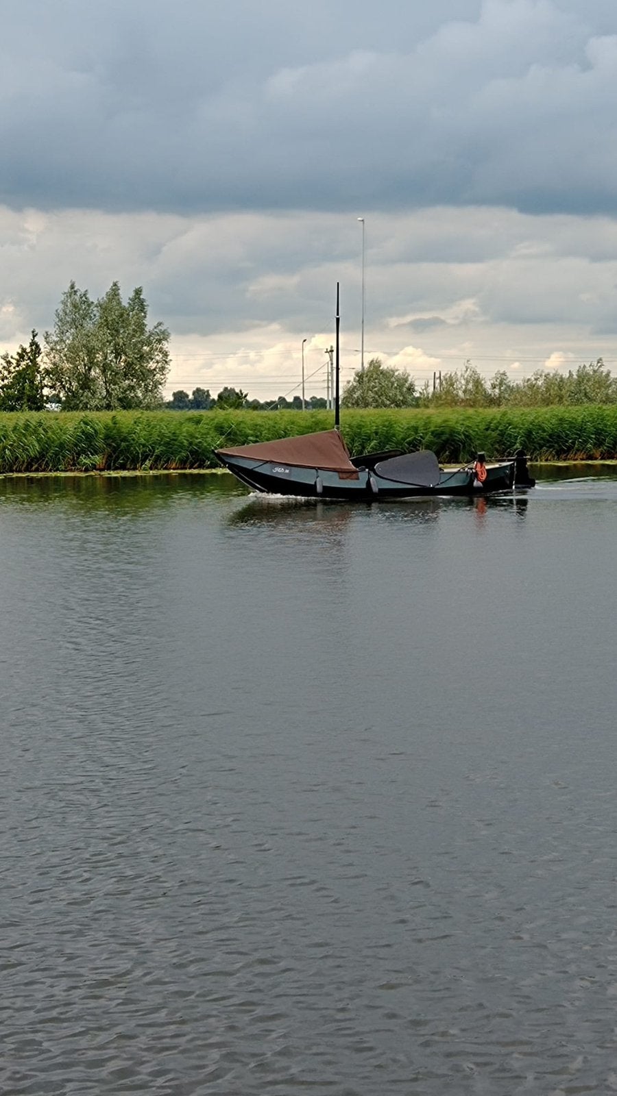 Zalmschouw 9 meter, Watersport en Boten, Ophalen of Verzenden, Zo goed als nieuw, Staal, Diesel