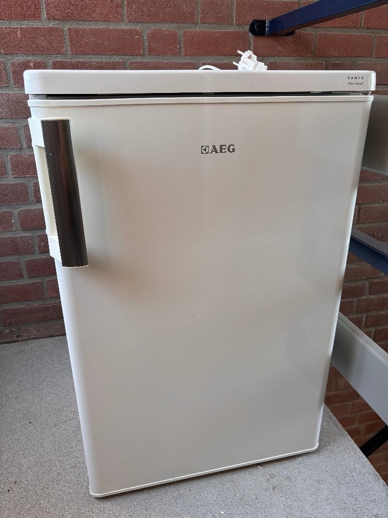 AEG Santo Maxiload Tafelmodel Koelkast met Vriesvak, Gebruikt, 100 tot 150 liter, 45 tot 60 cm, Met vriesvak