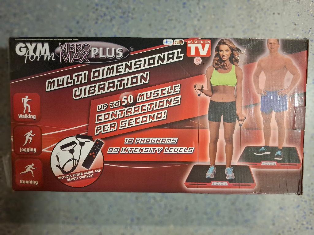 Gymform Vibromax Plus, Ophalen, Zo goed als nieuw, Overige materialen, Trilplaat