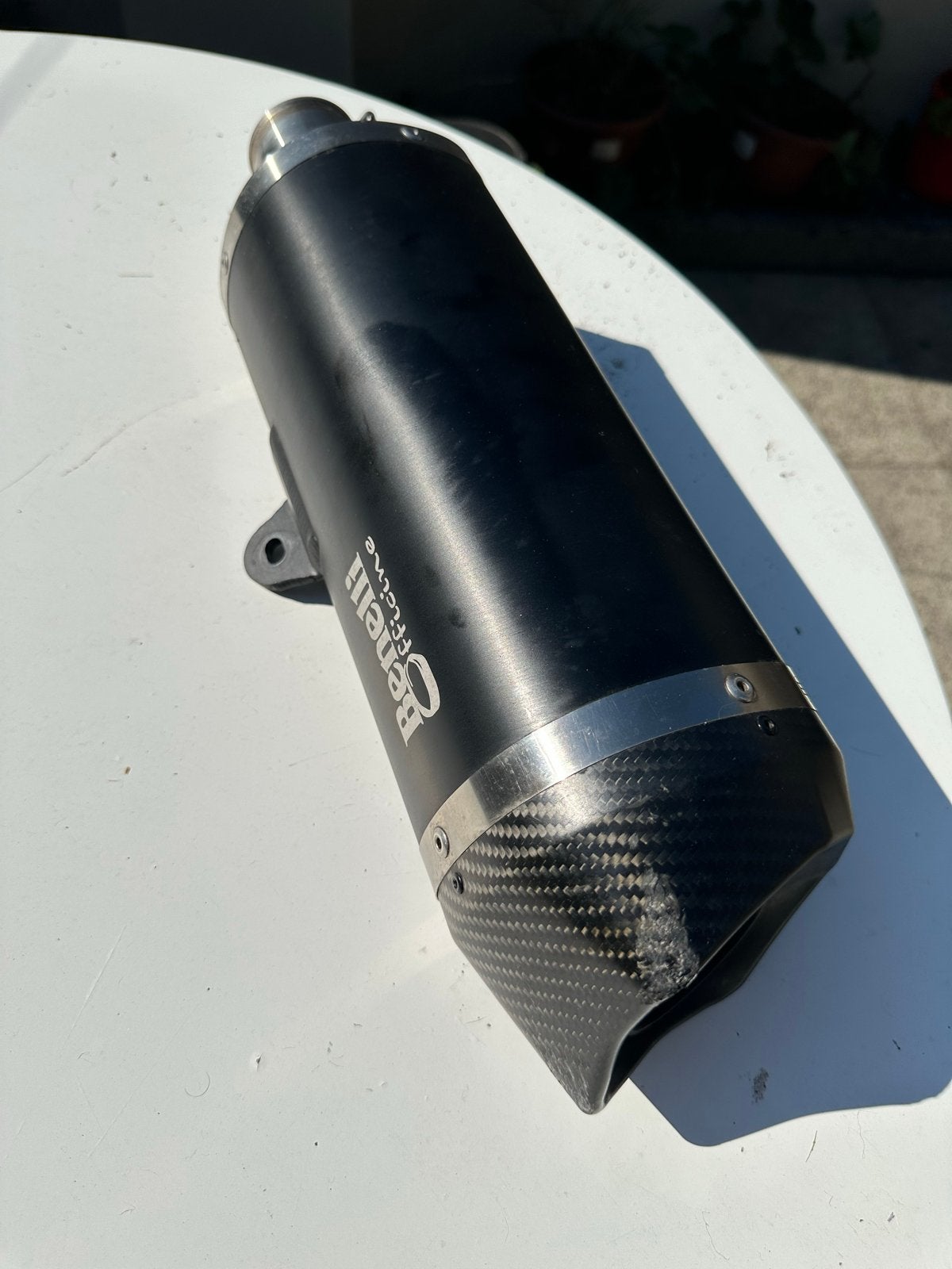 Benelli Trk 502 Arrow Sportuitlaat met beschadiging, Ophalen, Gebruikt