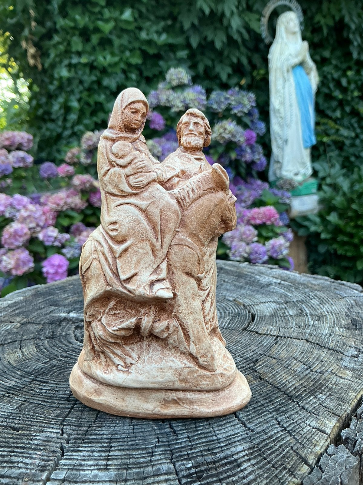 Kerst heiligenbeeld ❤️ Heilige Familie Vlucht naar Egypte, Ophalen of Verzenden