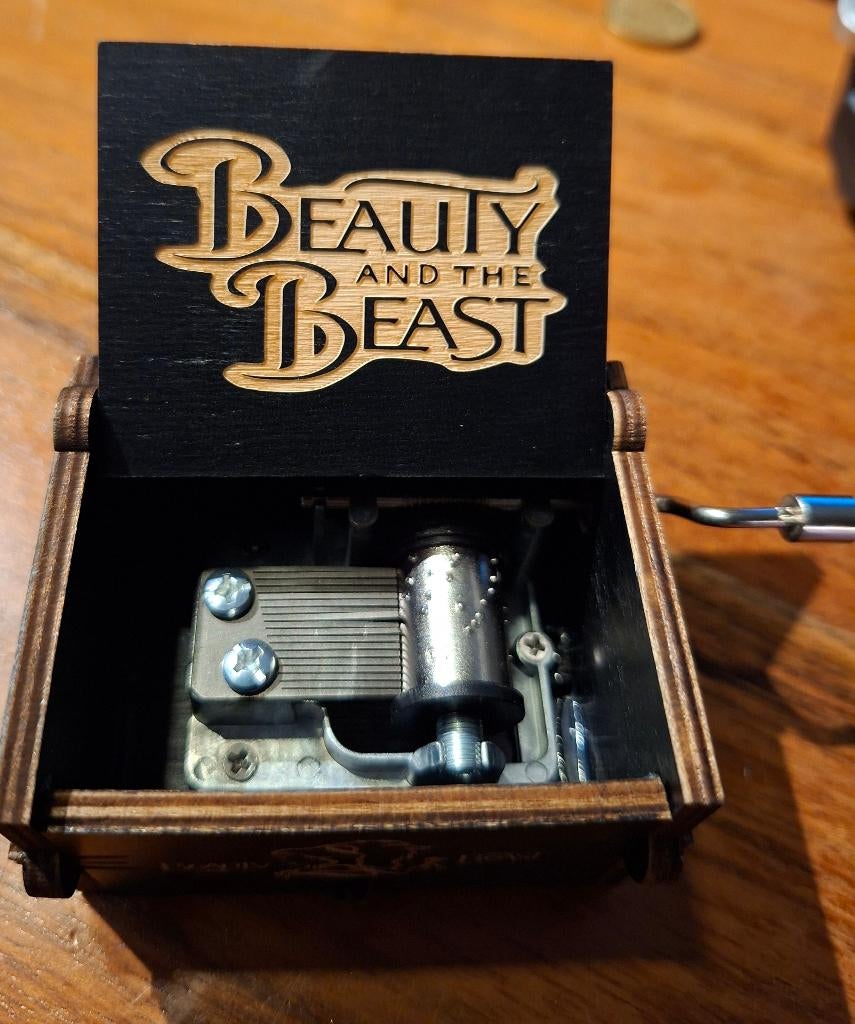 Belle en het Beest Muziekdoosje - Hout, Ophalen of Verzenden, Assepoester of Belle, Nieuw, Overige typen