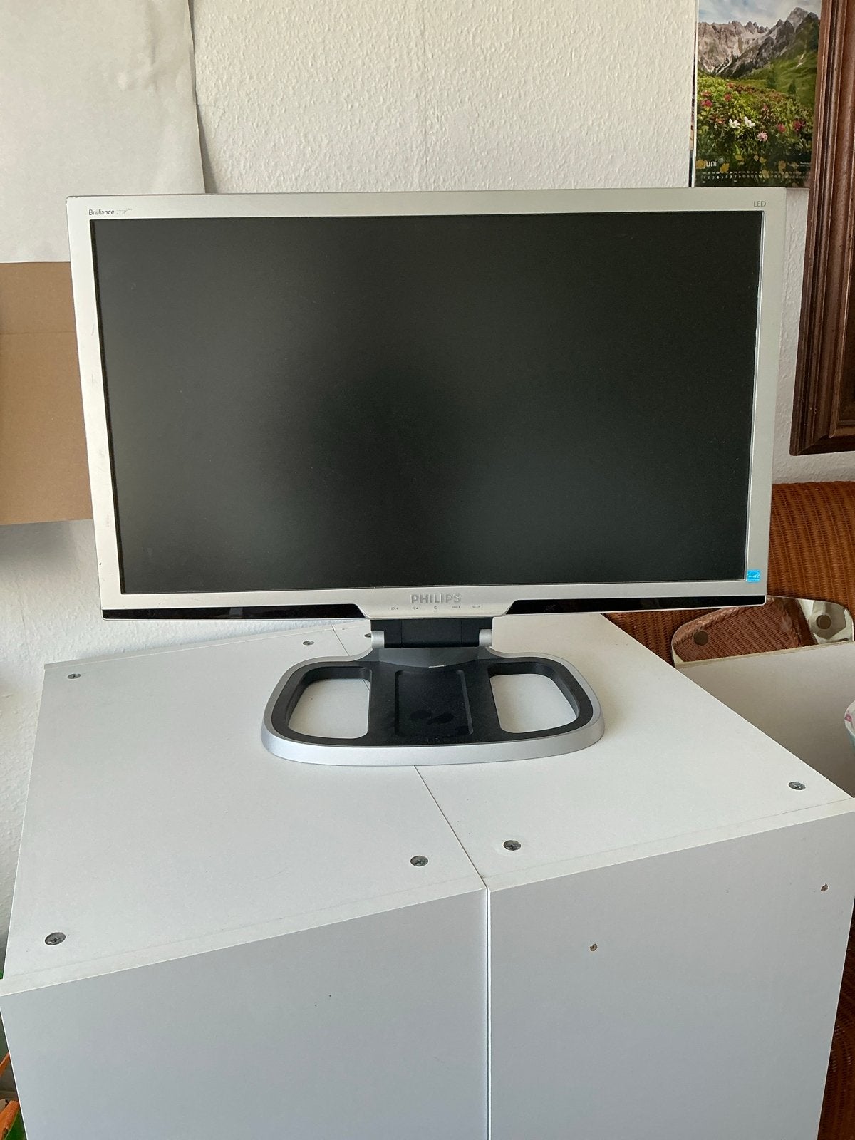 Philips Brilliance 273P3L Monitor - 27 inch Full HD, Ophalen, Gebruikt, In hoogte verstelbaar, Full HD