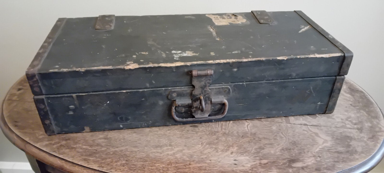 Industriële Houten kist, Ophalen of Verzenden