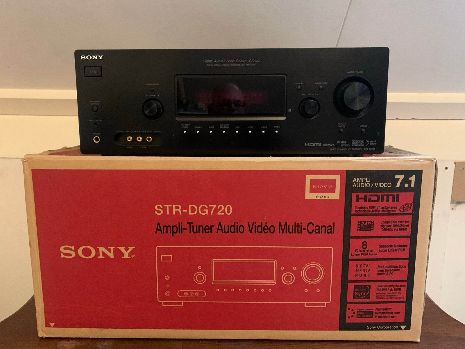 Sony STR-DG720 Multi Channel AV Receiver met HDMI, Audio, Tv en Foto, Versterkers en Receivers, Ophalen, Gebruikt, Sony, 120 watt of meer