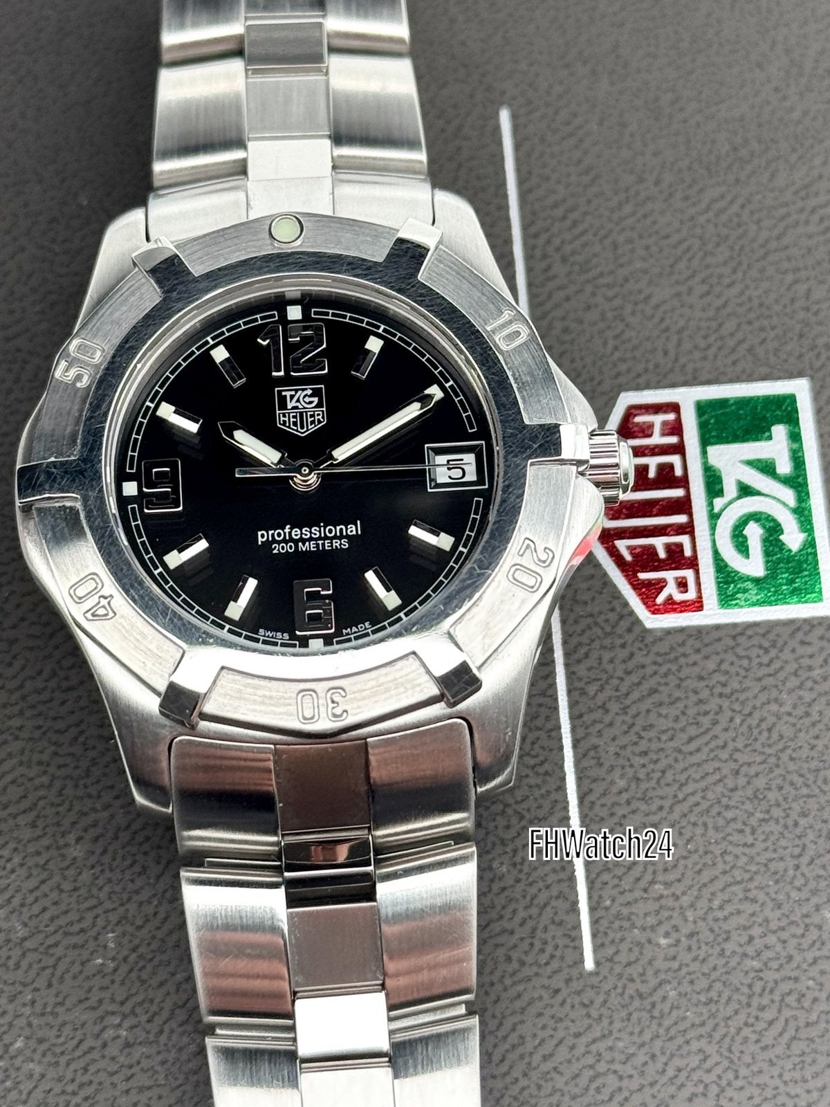 TAG Heuer 2000 Exclusive WN1110. Doos & papieren 2007., Sieraden, Tassen en Uiterlijk, Horloges | Heren, Staal, TAG Heuer, Gebruikt
