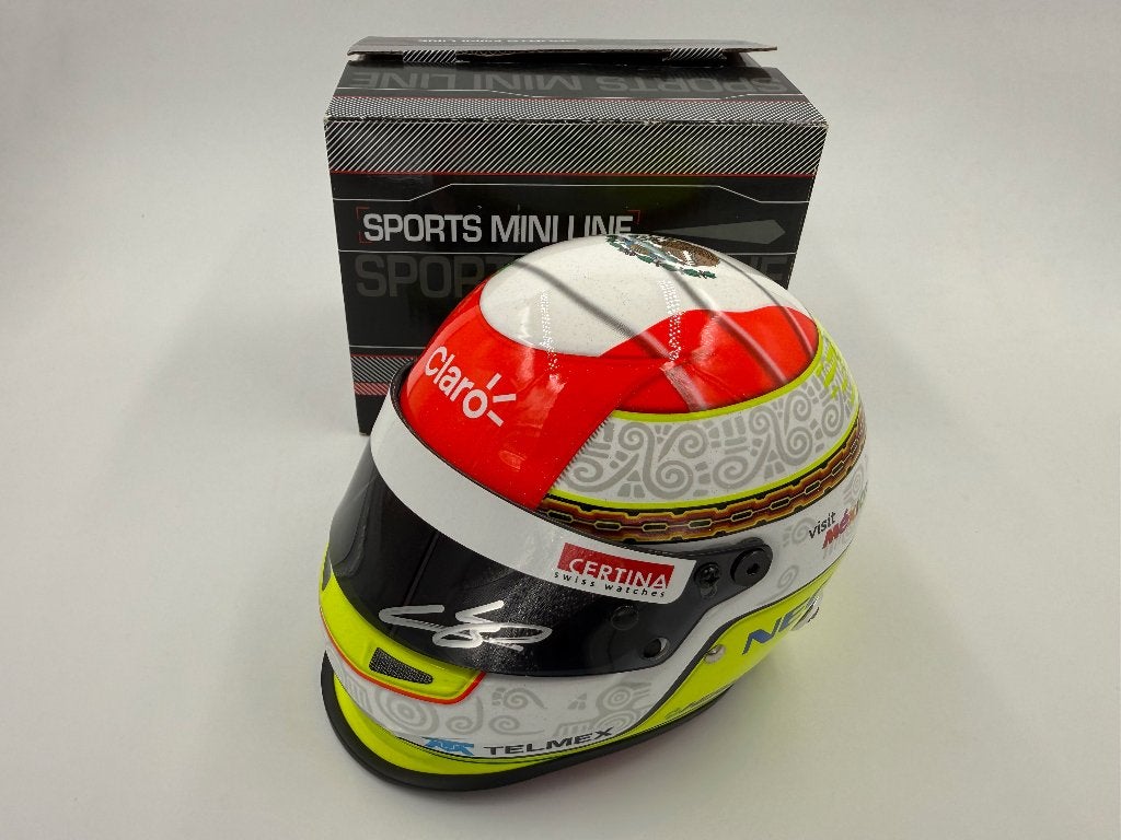 1/2 helm helmet F1 Perez 2012 (Sauber) signed, Ophalen of Verzenden, Formule 1