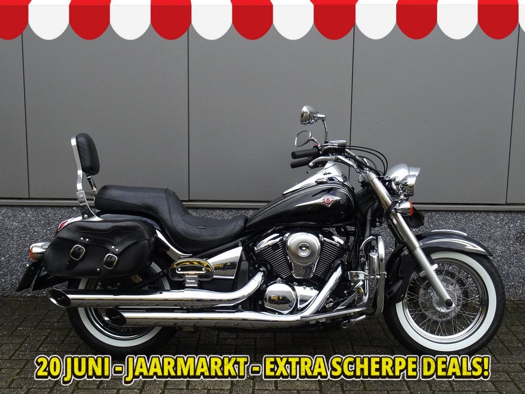 Kawasaki VN 900 CLASSIC (bj 2012), Motoren, Motoren | Kawasaki, Chopper, Bedrijf, 900 cc