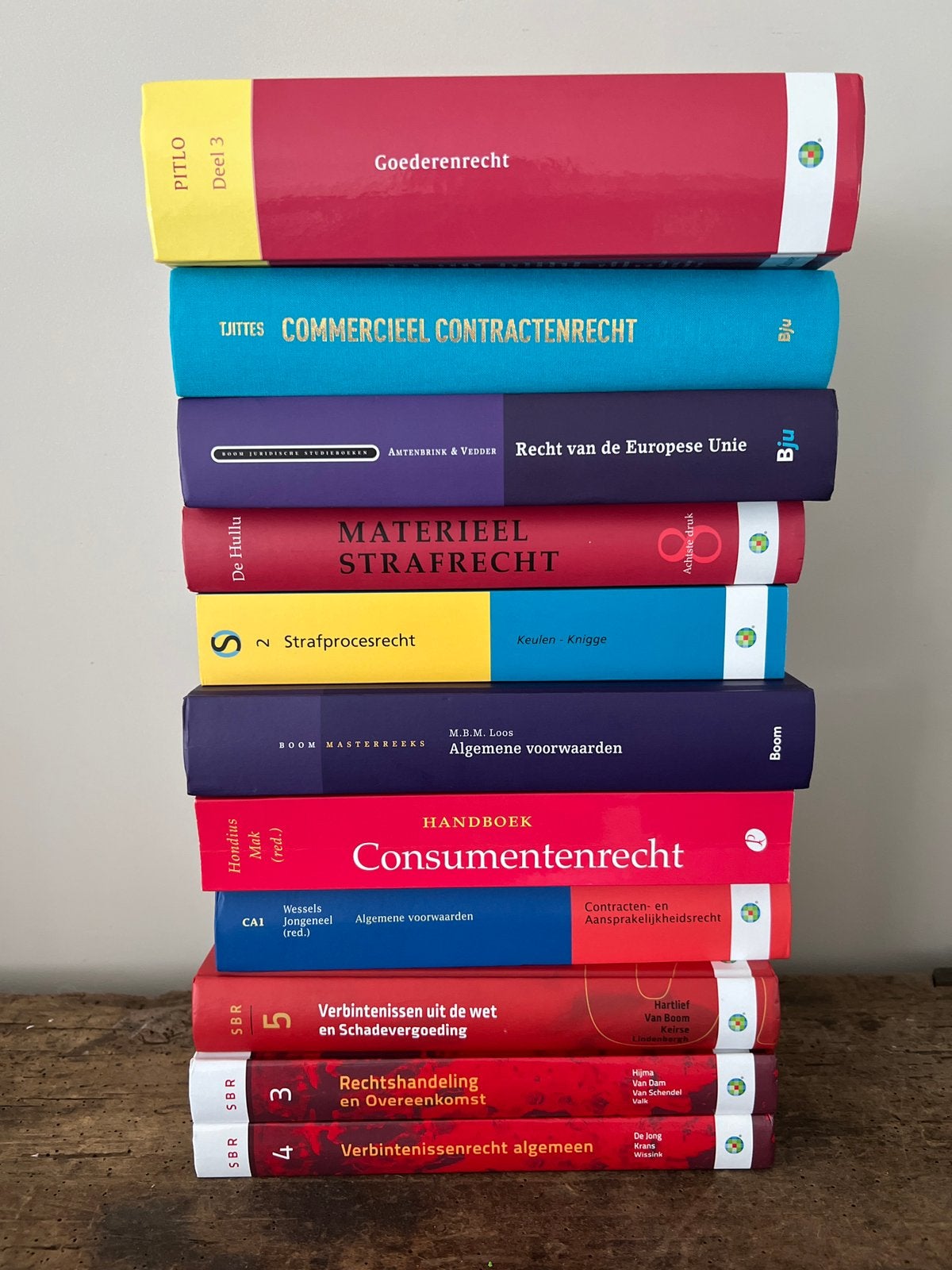 Complete Rechten Bundel (11 Boeken) | De Hullu & Pitlo, Ophalen of Verzenden, Alpha, Zo goed als nieuw, HBO