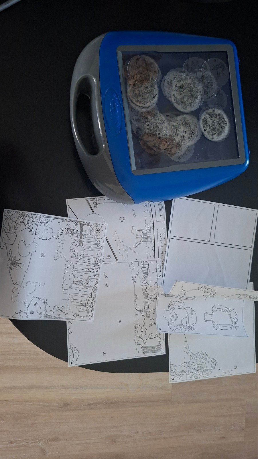 Xoomy tekentafel, Ophalen of Verzenden, Zo goed als nieuw, Knutselen, Met licht