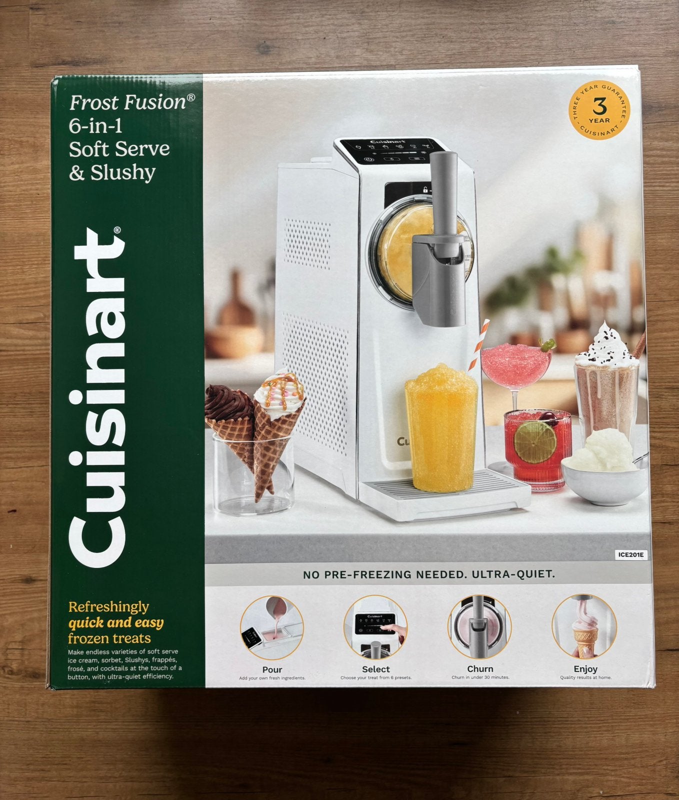 Cuisinart 6-in-1 Frost Fusion ijsmachine type ICE201e, Ophalen, Nieuw