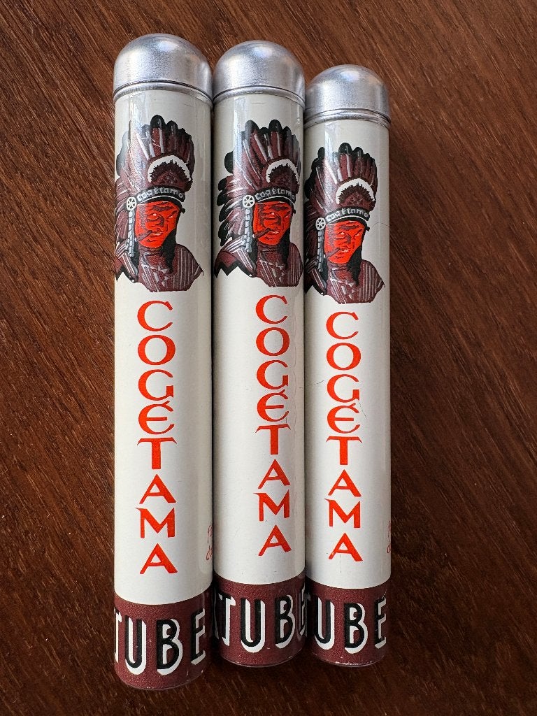 Cogetama Silvercup sigaren koker, Verzamelen, Ophalen of Verzenden, Gebruikt, Tabaksdoos of Verpakking