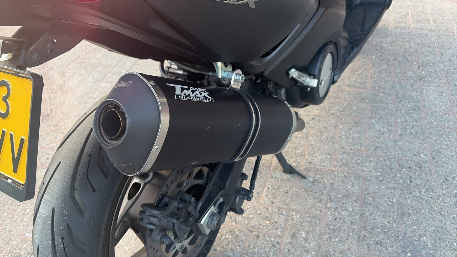 Gianelli uitlaat voor TMAX 530 - Dark Max, Ophalen of Verzenden, Gebruikt
