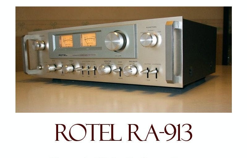 Rotel RA-913, Overige merken, Gebruikt, Ophalen of Verzenden, 60 tot 120 watt