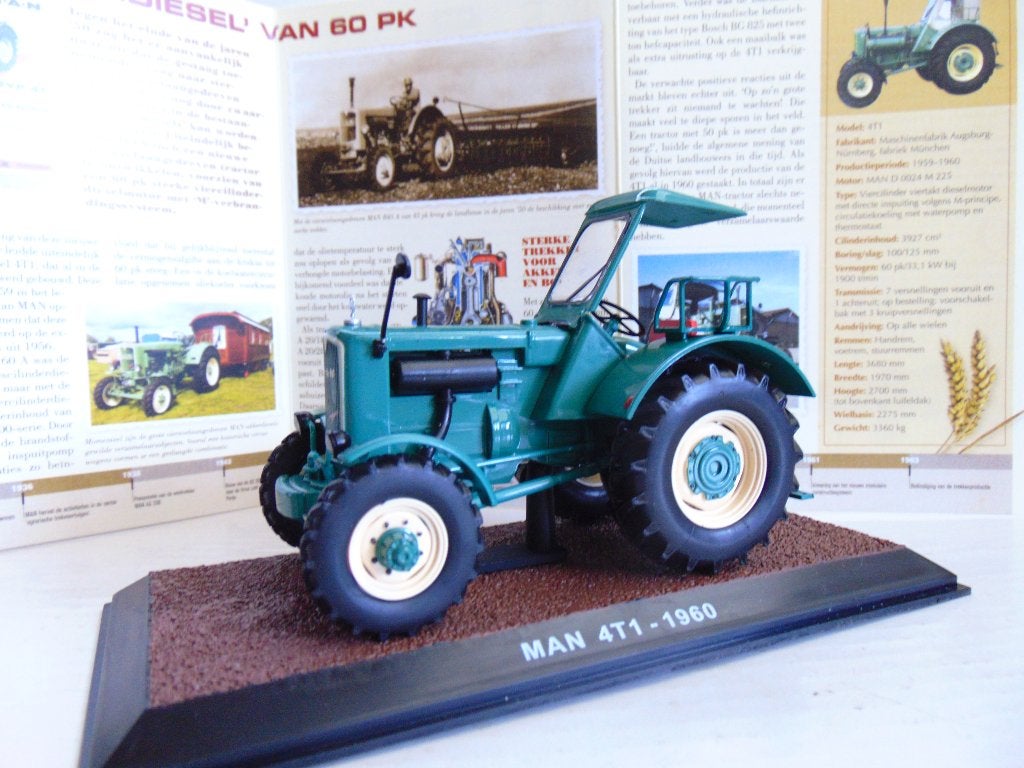 Model Tractor MAN 4T1 - 1960 -1/32, Ophalen of Verzenden, Zo goed als nieuw, Tractor of Landbouw, Overige merken