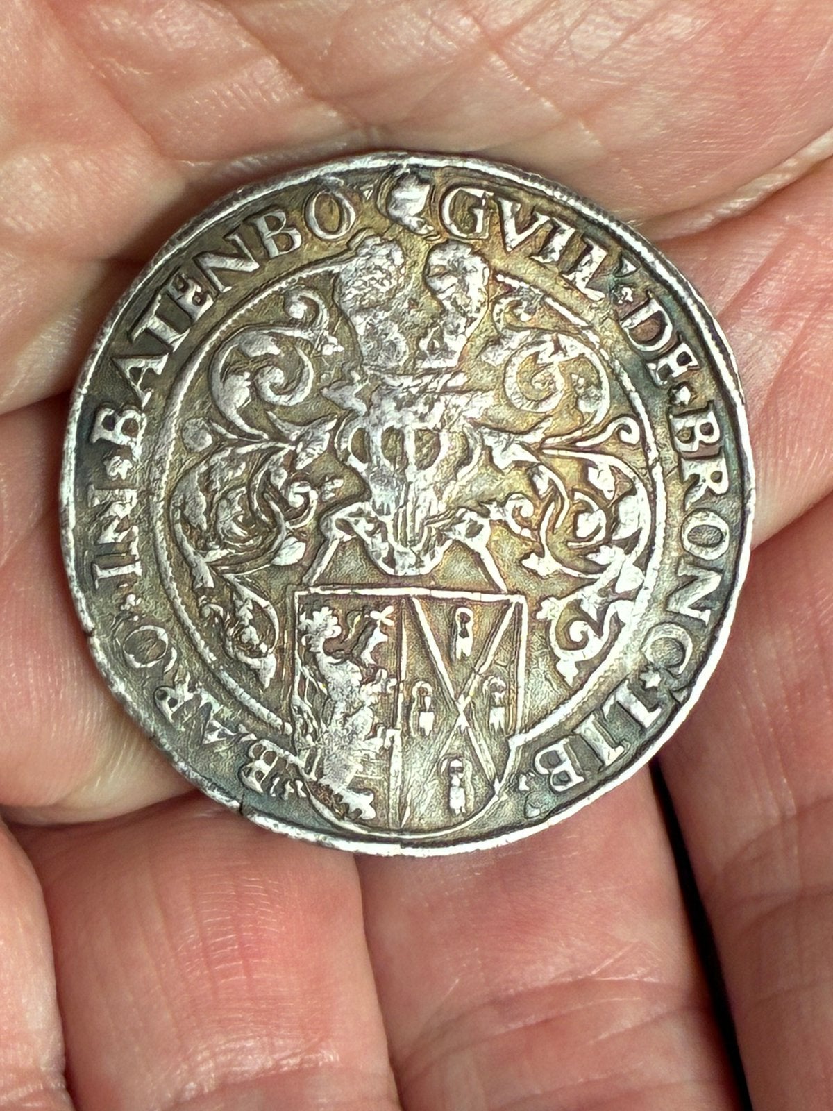 Gelderland, Batenburg, daalder Willem V van Bronckhorst 1556, Ophalen of Verzenden, Vóór koninkrijk, Overige waardes