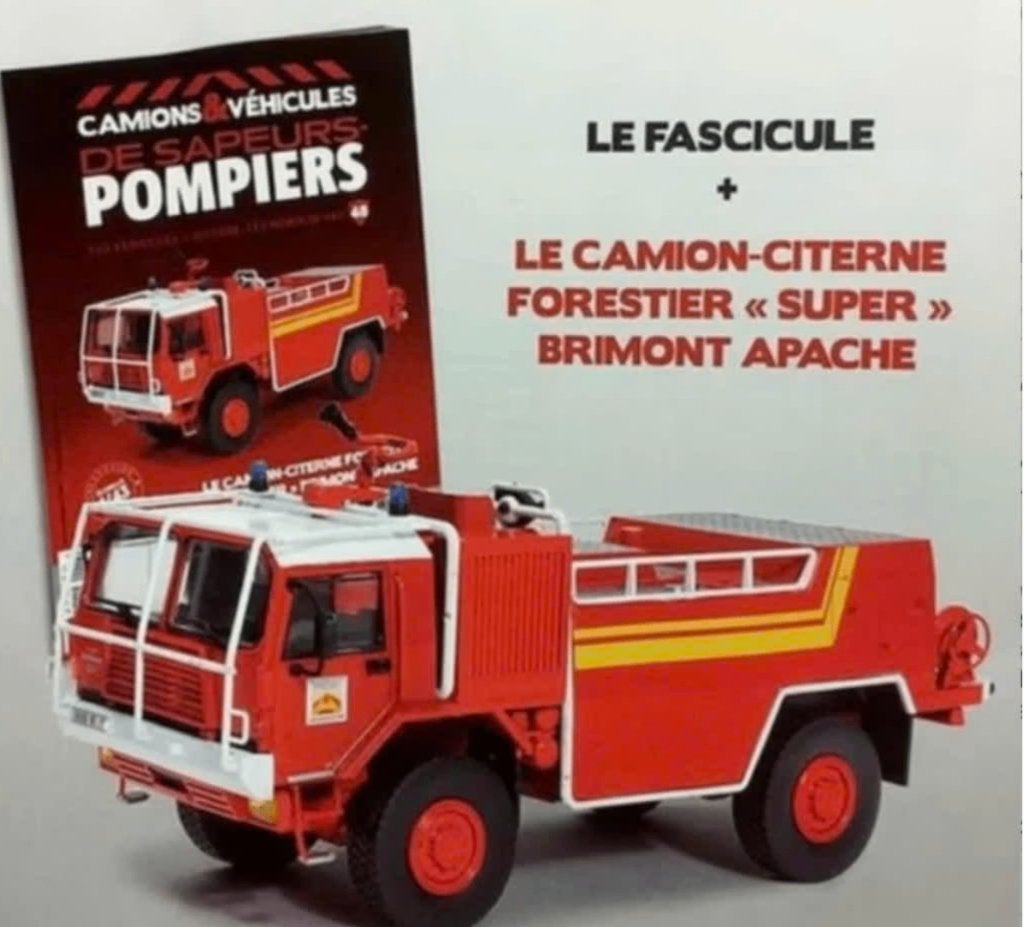 Brandweerwagen Brimont Apache Super schaal 1:43 nr. 48, Verzenden, Nieuw, Bus of Vrachtwagen, Overige merken