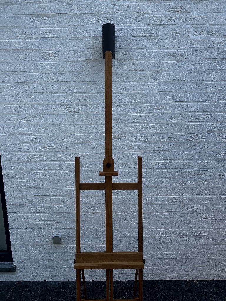 Houten schildersezel + 8 teken- en schilderboekjes, Ophalen, Gebruikt, Ezel