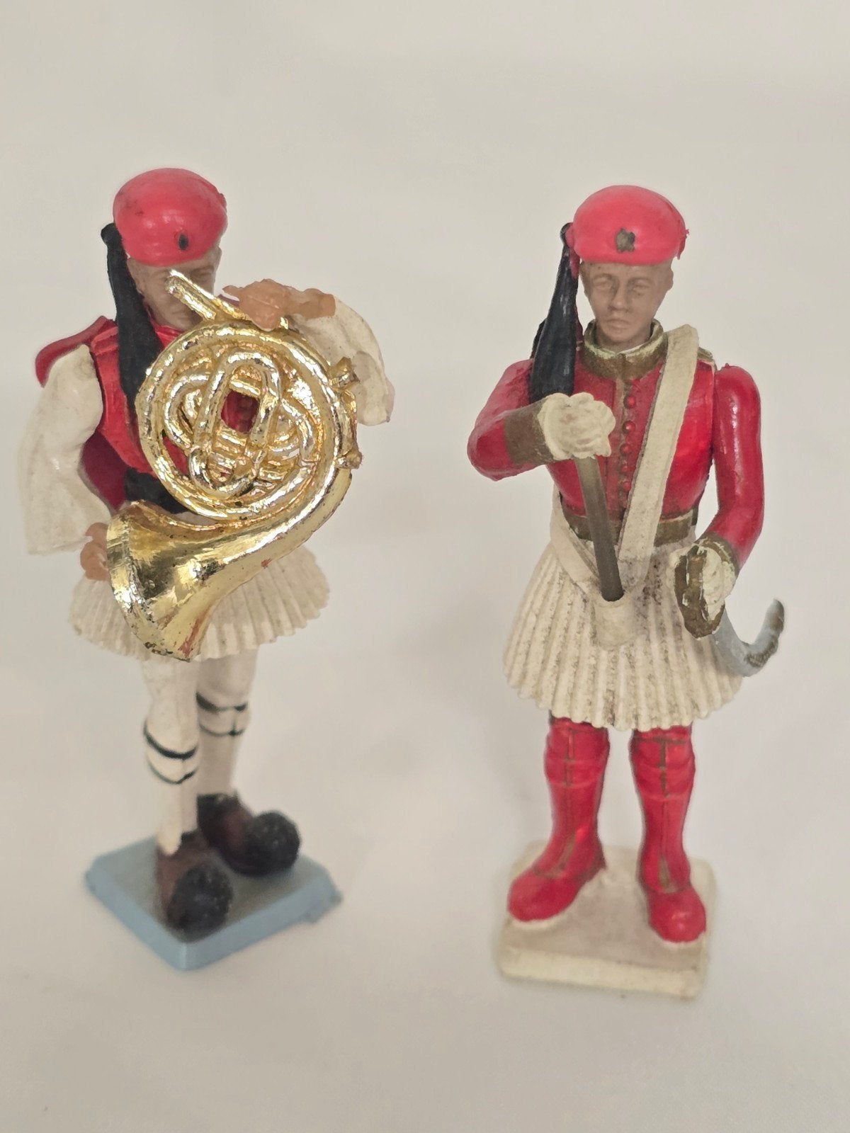 Vintage Griekse Evzones Beeldjes - Set van 2, Gebruikt, Onbekend, Ophalen of Verzenden, Onbekend