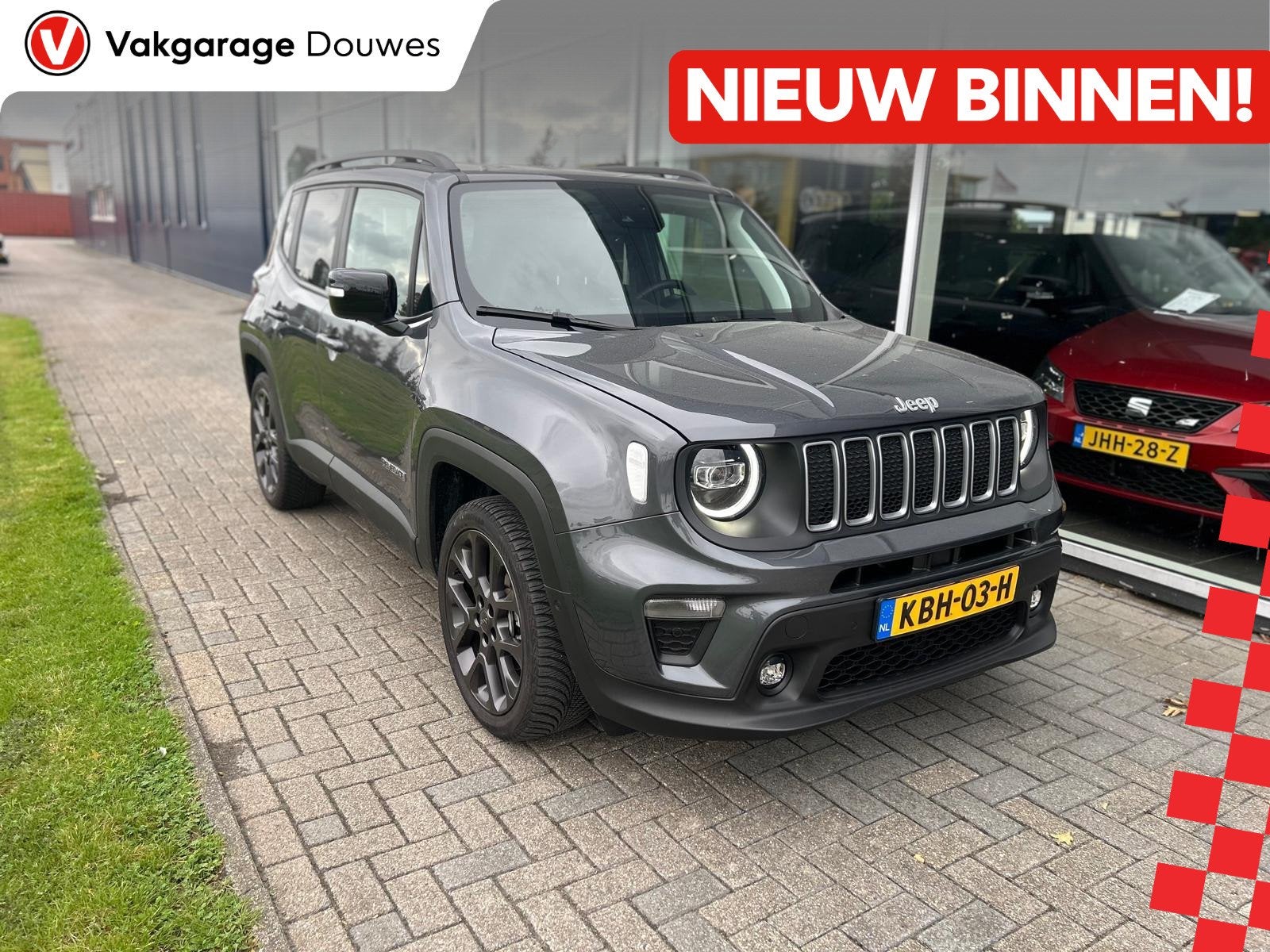 Jeep Renegade 1.5T e-Hybrid Longitude, Auto's, Jeep, Stof, Gebruikt, 4 cilinders, 129 pk
