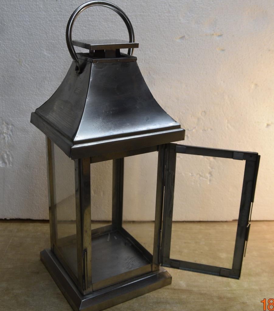 Windlicht, Ophalen, Gebruikt, Metaal, 25 tot 50 cm