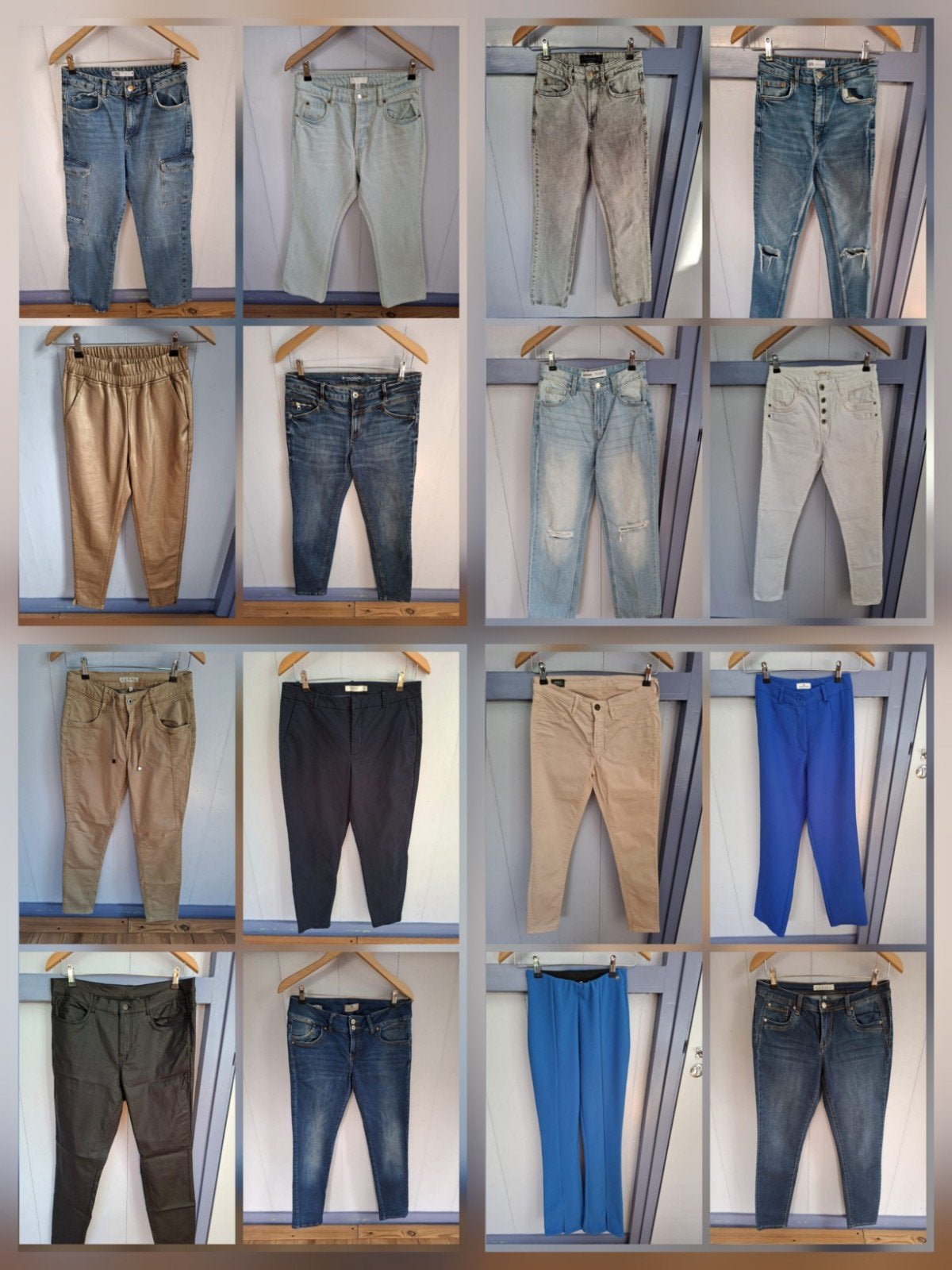 Diverse mooie dames broeken/spijkerbroeken. Mt.XXS-L., Overige jeansmaten, Ophalen of Verzenden, Zo goed als nieuw, Overige kleuren