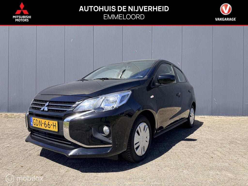 Mitsubishi Space Star 1.2 Connect+ allseason banden |carplay, Auto's, Mitsubishi, Bedrijf, Te koop, Space Star, ABS, Airbags, Airconditioning