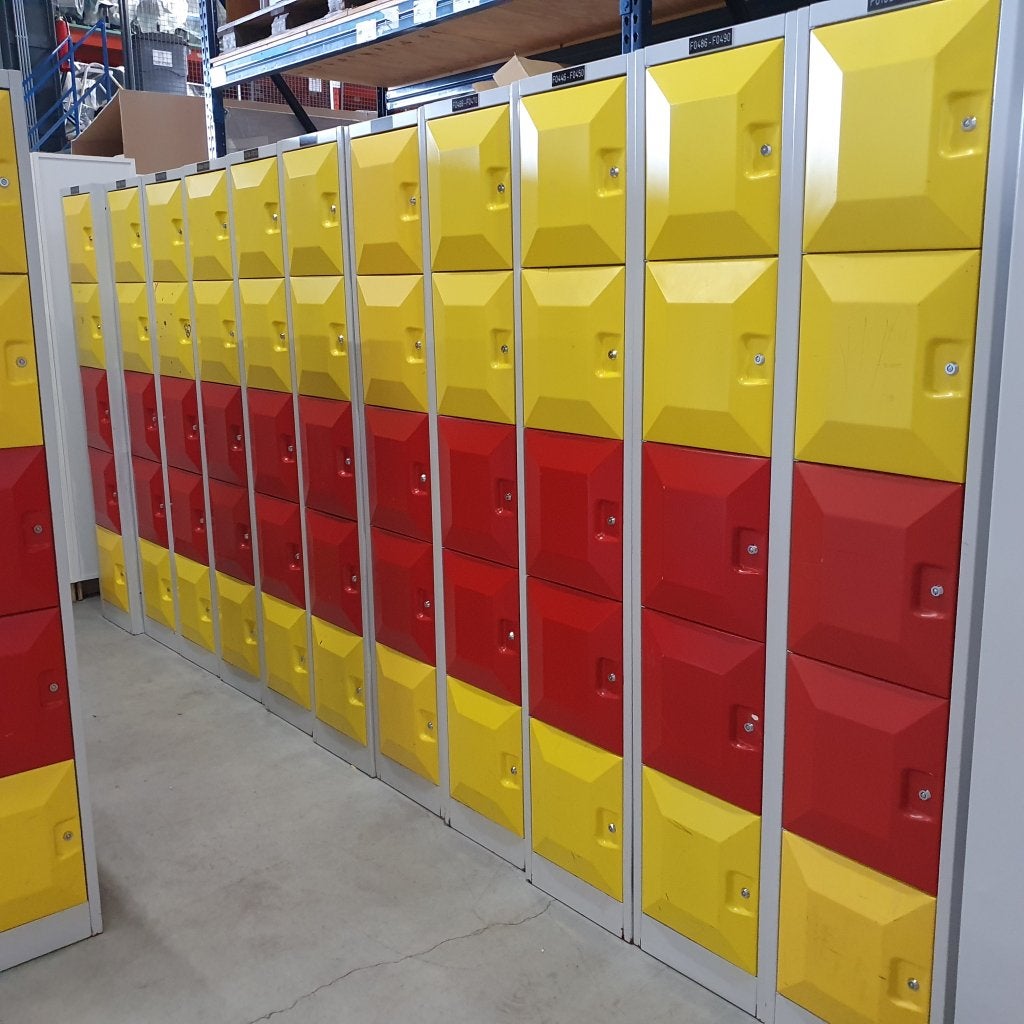 5-deurs Sonesto lockerkast - 193x37x56 cm, Niet ingevuld, Gebruikt, Niet ingevuld, Niet ingevuld