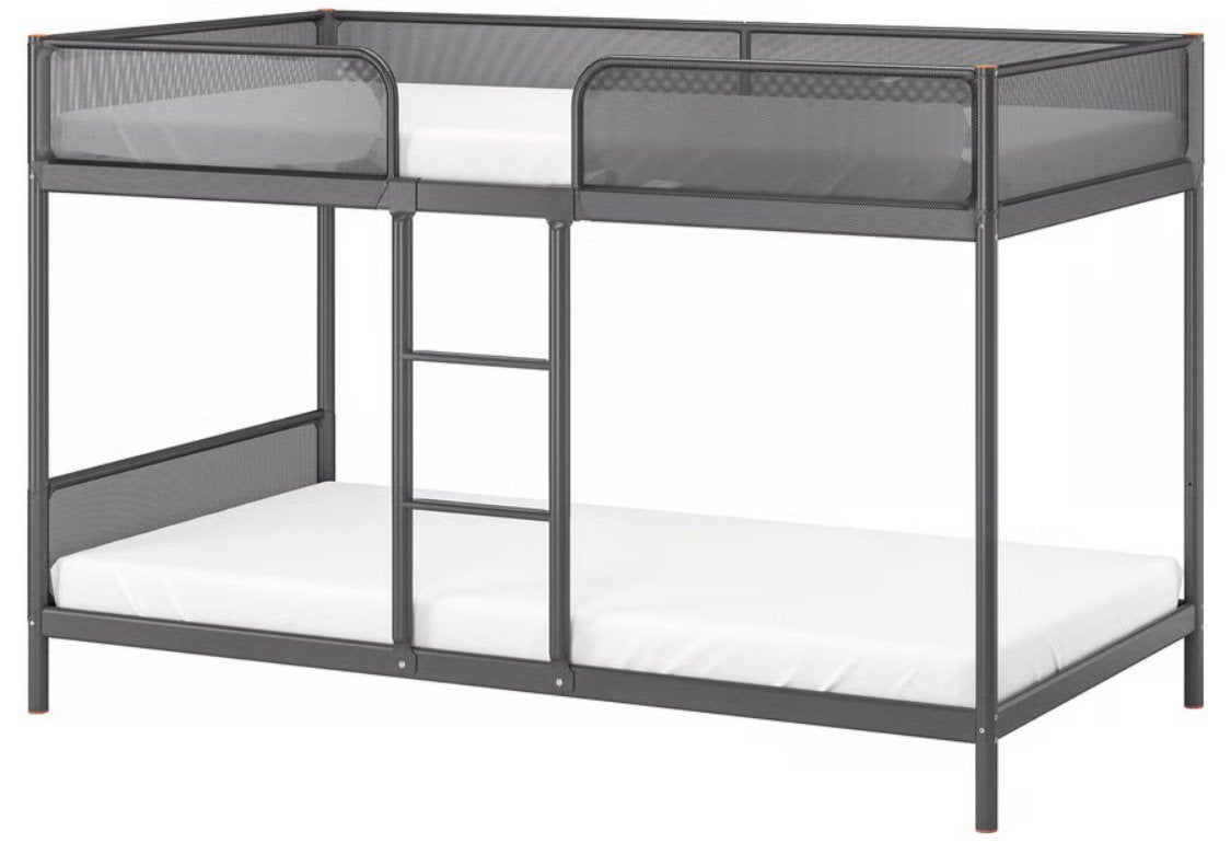 IKEA TUFFING stapelbed 90x200, Ophalen, 90 cm, Tweepersoons, Zo goed als nieuw
