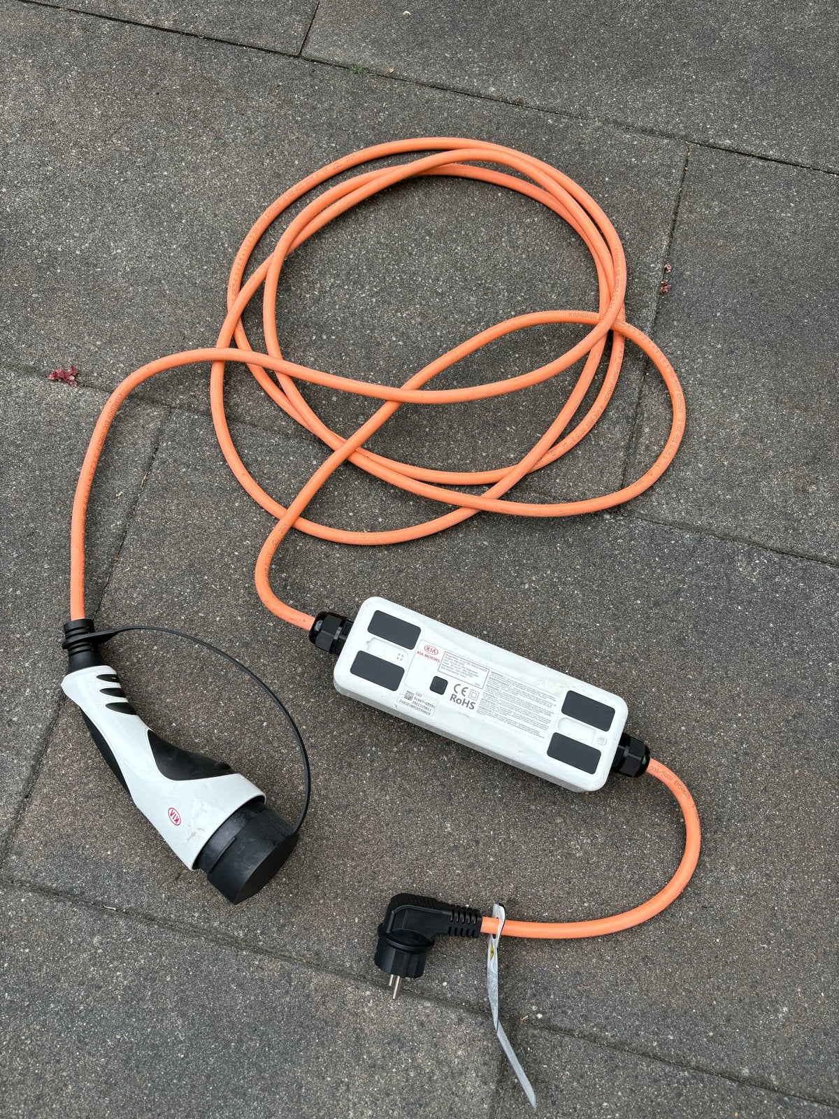 Kia EV laadkabel - Type 2 naar Schuko (thuislader), Ophalen, Zo goed als nieuw