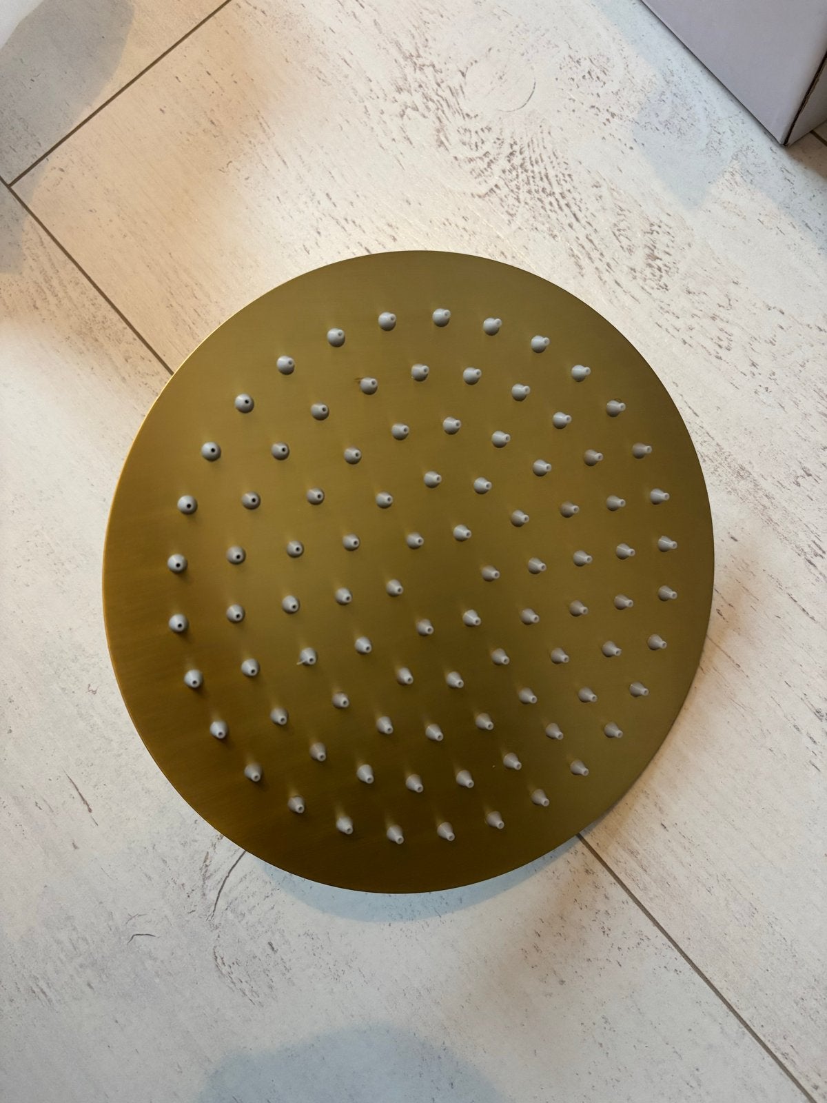 Saniclear Brass Hoofddouche 20 cm, Ophalen of Verzenden, Nieuw, Koper, Douche