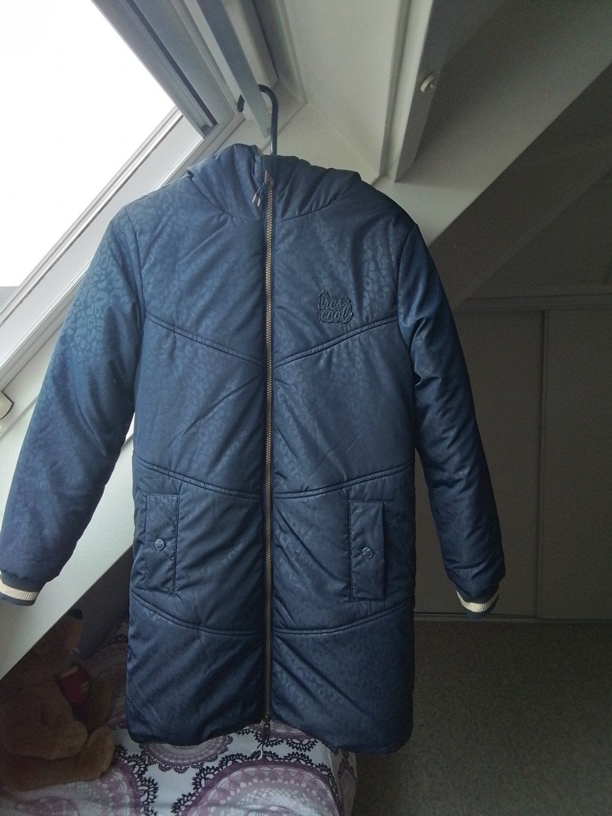 Mooie reversible winterjas maat 158/164 (WE fashion), Ophalen, Meisje, Zo goed als nieuw, WE Fashion