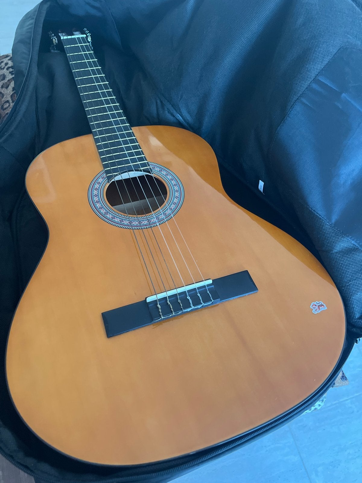 Gomez Klassieke Gitaar - Model 001/19 met hoes, Ophalen of Verzenden, Gebruikt, Klassieke of Spaanse gitaar, Met koffer