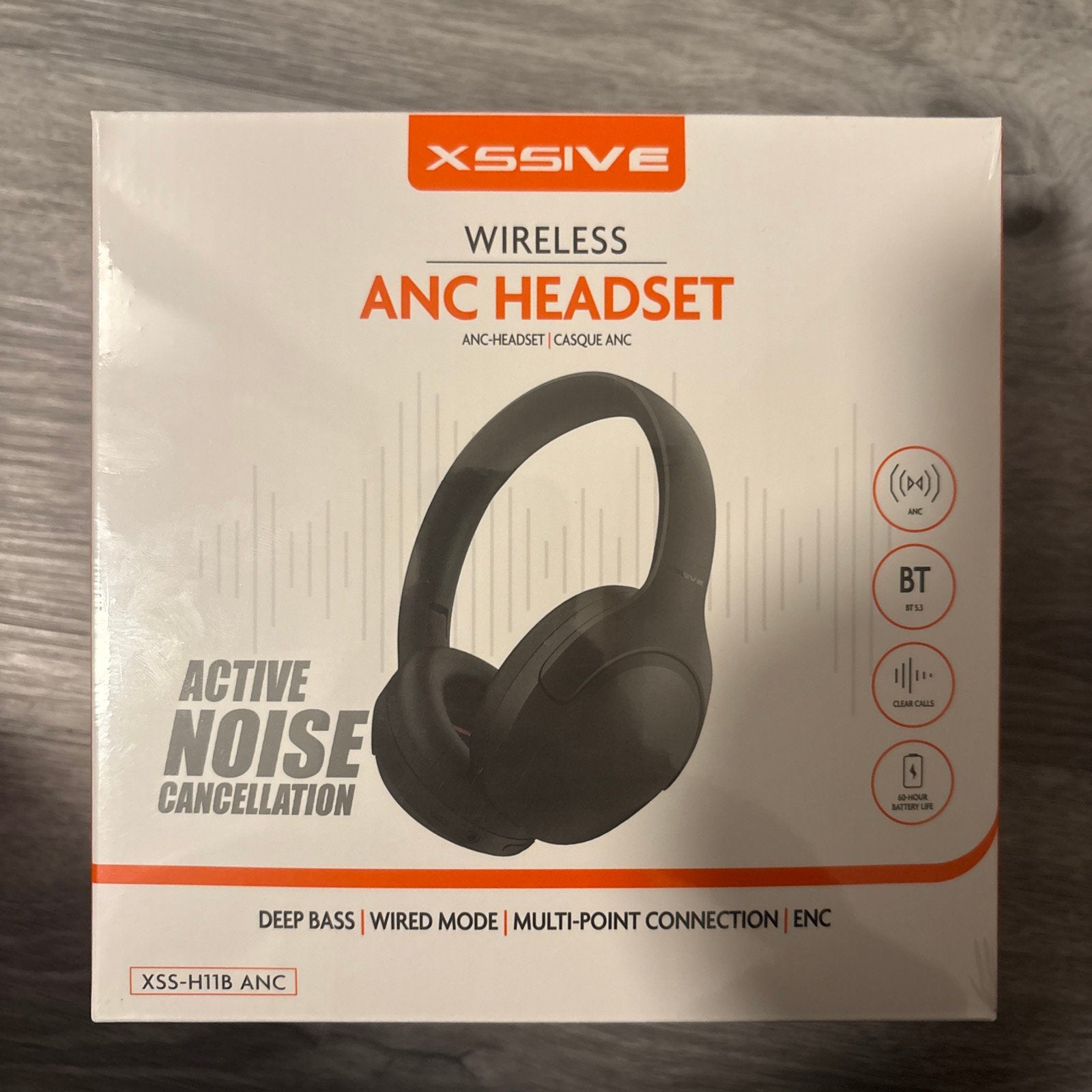 XSSIVE Draadloze ANC Headset - Nieuw in doos
