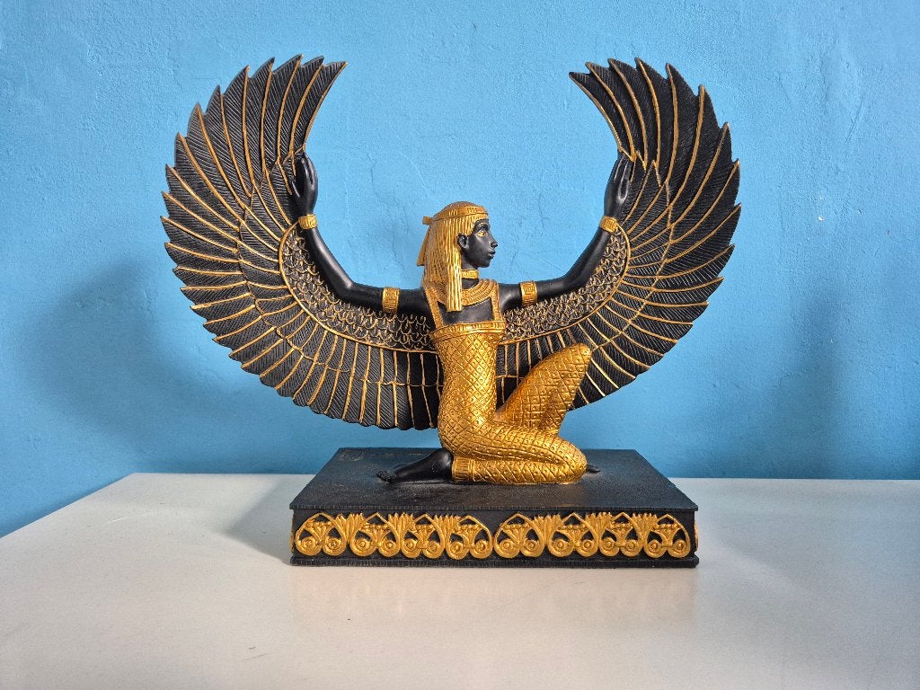 Veronese Summit Collection Egyptische Beelden Zwart/Goud, Verzamelen, Ophalen, Zo goed als nieuw, Mens