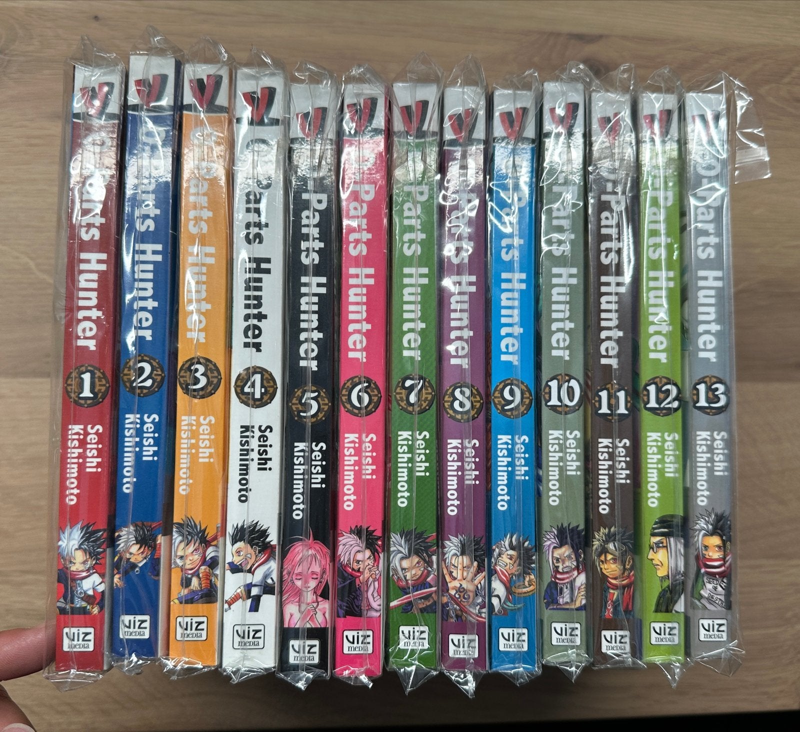 O-Parts Hunter Manga (1-13) Engels, Boeken, Stripboeken, Zo goed als nieuw, Complete serie of reeks, Ophalen of Verzenden