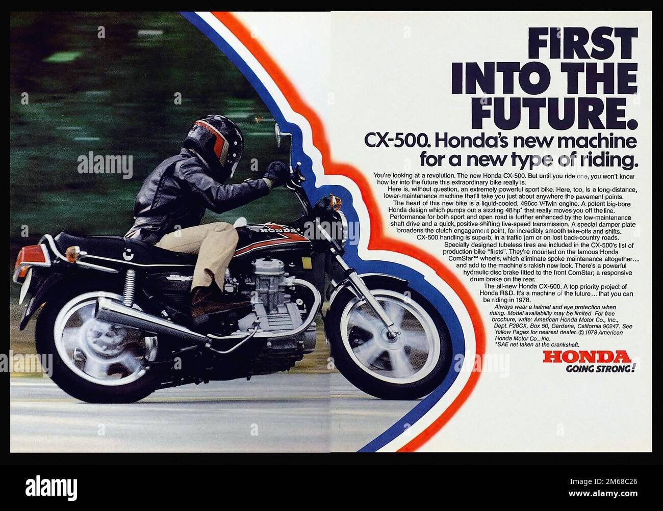 CX 500 , het instructieboekje is er bij, Ophalen, Honda