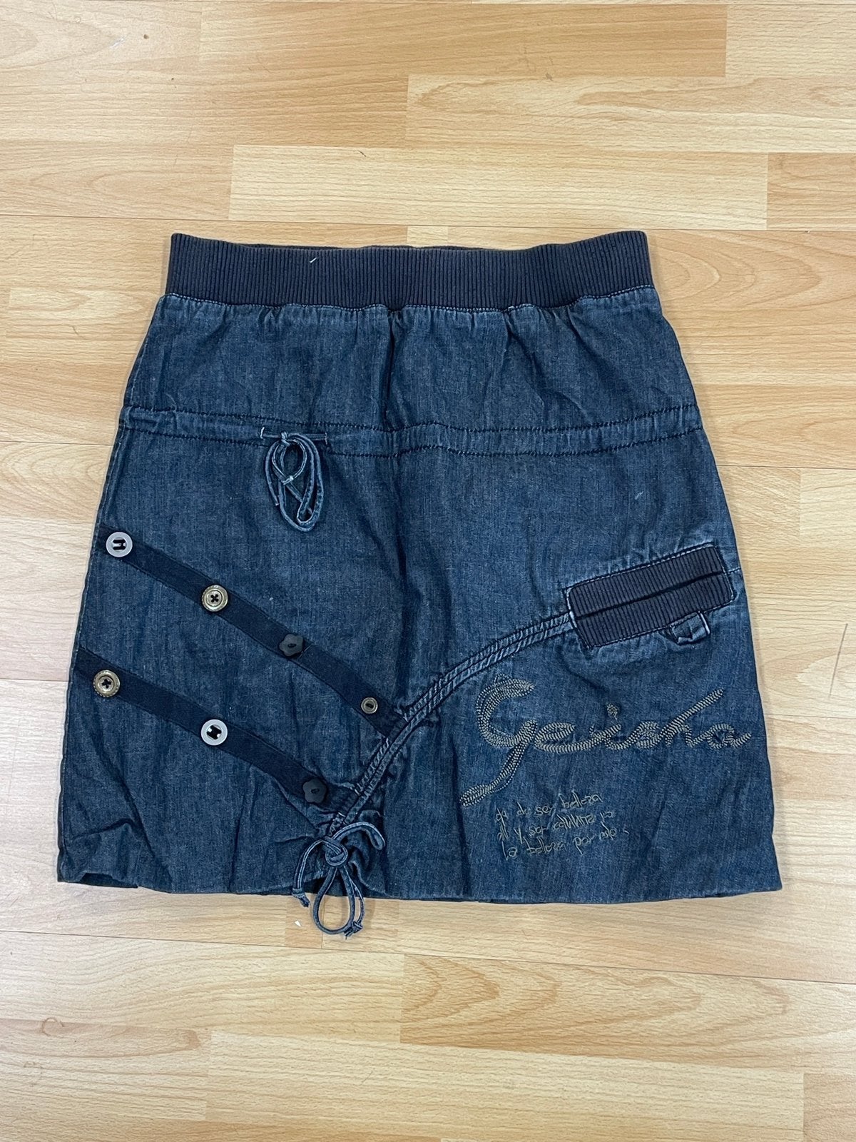 Geisha denim rok - maat M, Maat 38/40 (M), Second-Round, Blauw, Secondround.nl@gmail.com