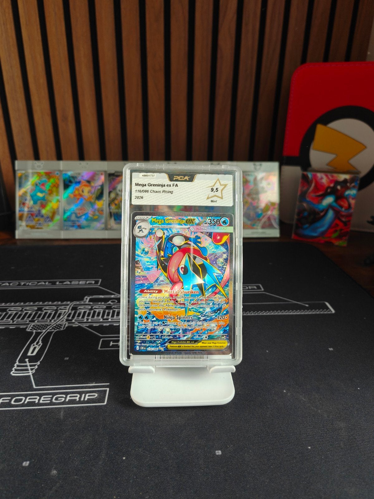 Mega Greninja ex 116, Ophalen of Verzenden, Nieuw, Losse kaart, Foil