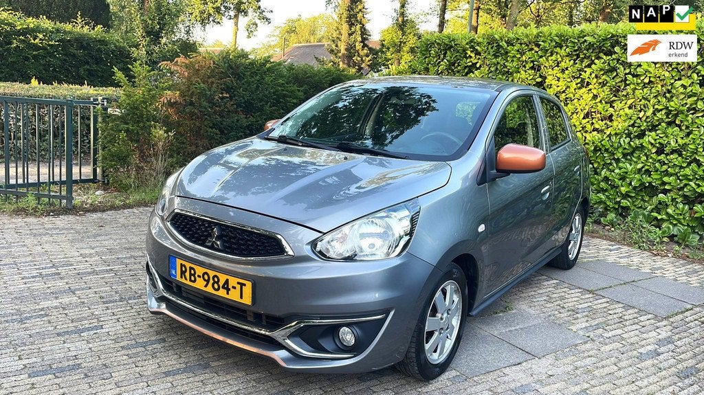 Mitsubishi Space Star 1.0 Cool+ 2017-Airco-Velgen-New APK, Auto's, Mitsubishi, Bedrijf, Te koop, Space Star, ABS, Airbags, Airconditioning