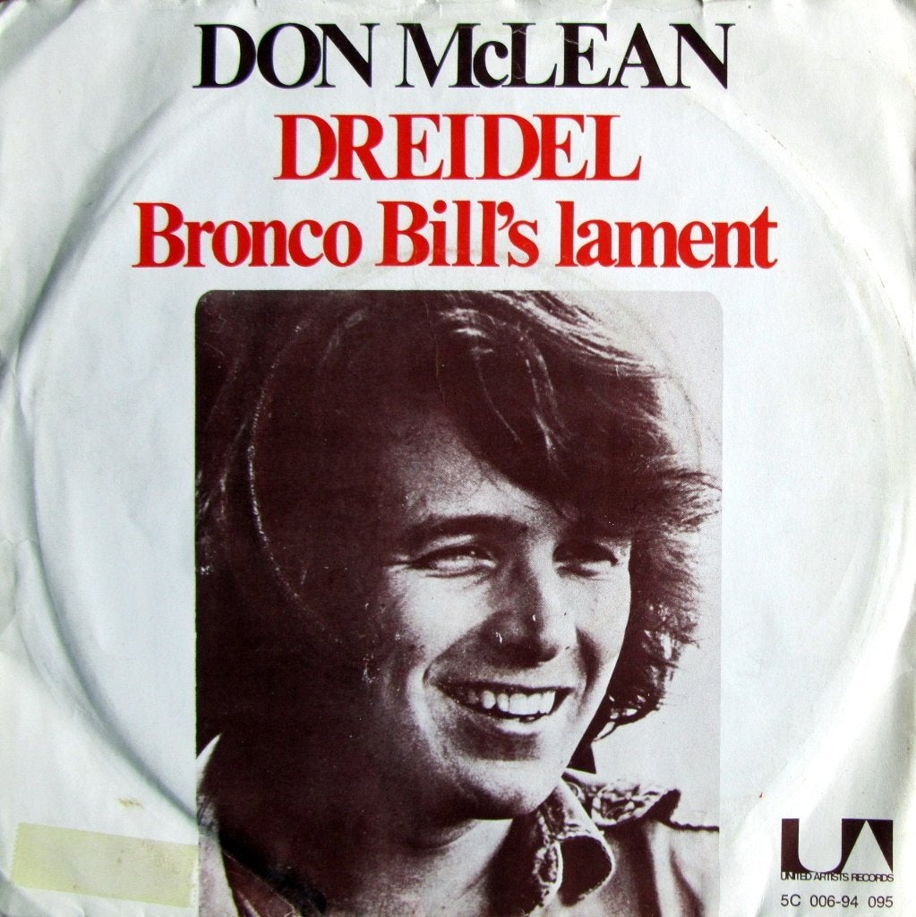 1972	Don McLean	             Dreidel, Cd's en Dvd's, Vinyl Singles, Fotohoes, 7 inch, Ophalen of Verzenden, Zo goed als nieuw